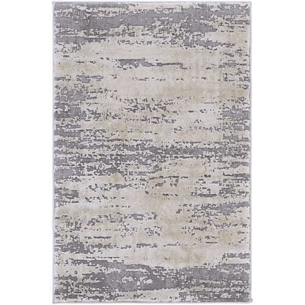 Greyleigh™ Bridgeton Abstract Area Rug in Gray/Khaki & Reviews Wayfair